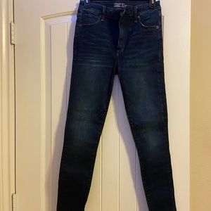 Abercrombie and Fitch dark blue jeans
